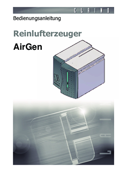 User Manual AIRGEN GC